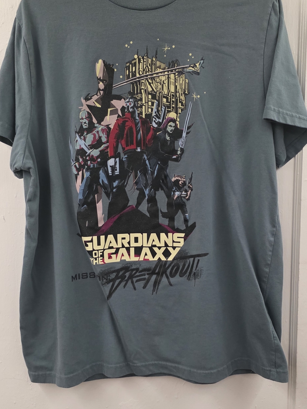 Marvel Guardians of the Galaxy Graphic Tee - Teal Blue
